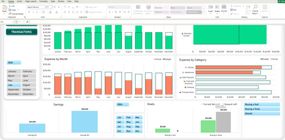 Personal Finance Tracker Excel Template