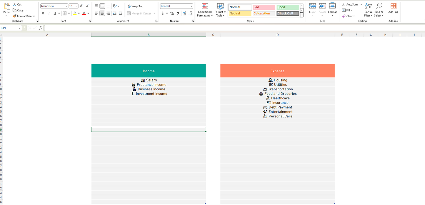 Personal Finance Tracker Excel Template