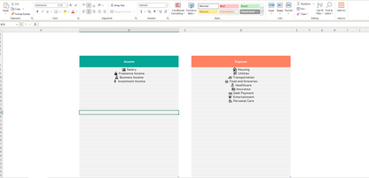 Personal Finance Tracker Excel Template